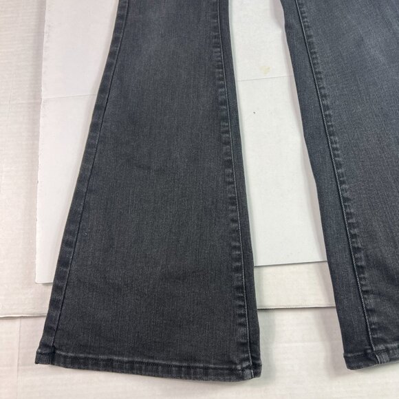 We The Free Jeans Womens 26x31* Jayde High Rise Flare Black Stretch Denim Tag 26 - Picture 4 of 16